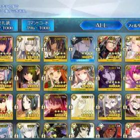 FT118 |FGO 日本 メタ 廃課金 |83 SSR + 105 宝具 |2025年夏のワイフ&ビースト全集