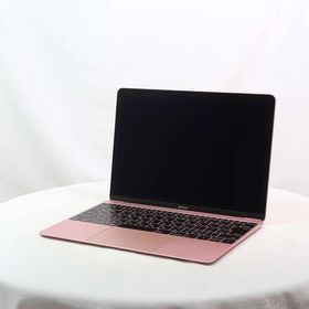 〔中古〕Apple(アップル) MacBook 12-inch Early-2016 MMGL2J／A Core_m3 1.1GHz 8GB SSD256GB ローズゴールド 〔10.15 Catalina〕〔262-ud〕