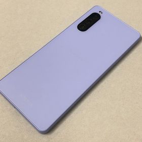 セイモバイル★【中古Bランク】AU版 SIMフリー Xperia 10 V SOG11 6GB+128GB [ラベンダー]白ロム