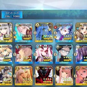 高練度__レベル120宝具5__6体 | FGOのアカウントデータ、RMTの販売・買取一覧