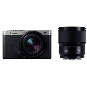 パナソニック ルミックス カメラ ミラーレス一眼カメラ 広角ズームレンズ・単焦点レンズキット LUMIX S9 DC-S9W-S ダークシルバー Panasonic