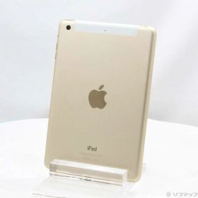 【中古】Apple(アップル) iPad mini 3 64GB ゴールド MGYN2J／A SIMフリー 【377-ud】