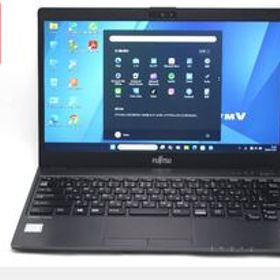 中古 フルHD 13.3型 Fujitsu LIFEBOOK U938S Windows11 七世代 i5-7300U 8GB 256GB-SSD 無線 Office付き 中古パソコン 税無 管:1635v