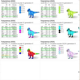 🎨 ユウティラヌス全76カラー✨ 即納OK／高レベル・高ステ個体も多数出品中！ | ARK Survival Evolvedのアカウントデータ、RMTの販売・買取一覧