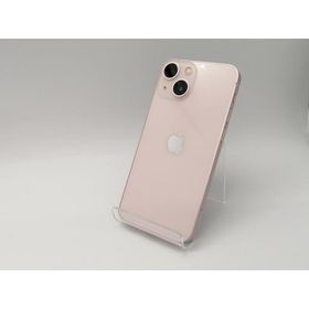 【中古】Apple SoftBank 【SIMフリー】 iPhone 13 mini 128GB ピンク MLJF3J/A【DS秋葉】保証期間１ヶ月【ランクC】