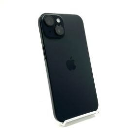 【全額返金保証】【最速発送】 iPhone 15 128GB ブラック au SIMフリー 白ロム 動作確認済 83%