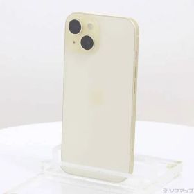 〔中古品〕 iPhone15 256GB イエロー MTMQ3J／A SIMフリー【352】
