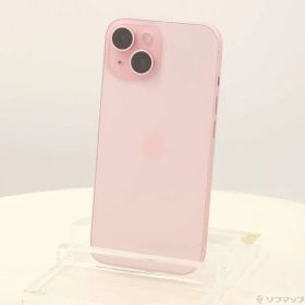 〔中古品〕 iPhone15 128GB ピンク MTMJ3J／A SIMフリー【377】