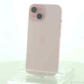 〔中古品〕 iPhone15 128GB ピンク MTMJ3J／A SIMフリー【348】