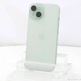 〔中古品〕 iPhone15 128GB グリーン MTMM3J／A SIMフリー【348】