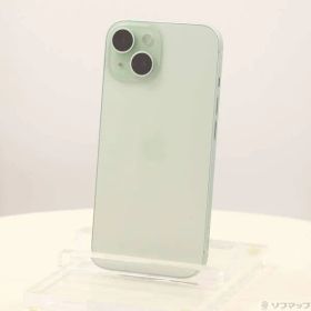 〔中古品〕 iPhone15 128GB グリーン MTMM3J／A SIMフリー【297】