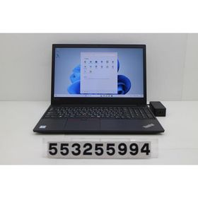 ノートパソコン Lenovo ThinkPad E590 Core i3 8145U 2.1GHz/8GB/256GB(SSD)/15.6W/FHD(1920x1080)/Win11 パームレストヒビあり