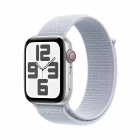 【未使用】Apple Apple Watch SE2 44mm Cellular シルバーアルミニウムケース/ブルークラウドスポーツループ MXGR3J/A【静岡】保証期間3ヶ月