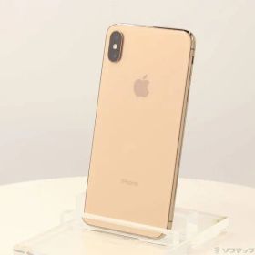 〔中古品〕 iPhoneXS Max 256GB ゴールド MT6W2J／A SIMフリー【262】