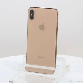 〔中古品〕 iPhoneXS Max 256GB ゴールド MT6W2J／A SIMフリー【258】