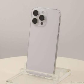 〔中古〕Apple(アップル) iPhone16 Pro Max 256GB ホワイトチタニウム MYWH3J／A SIMフリー〔262-ud〕