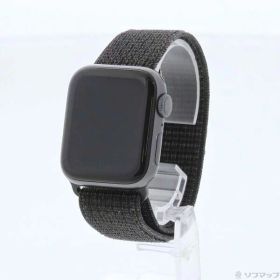 【中古】Apple(アップル) Apple Watch Series 6 GPS 40mm スペースグレイアルミニウムケース ブラックNikeスポーツループ 【305-ud】
