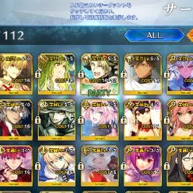 ⭐︎5サバは69体、内宝具5は10体、宝具4は5体です、イケメン多めFGO-☆5×44種50体 135LVアカウントFGO-☆5×77種113体 145LVアカウントFGO-☆5×34種49体 138LVアカウント2018年〜 廃課金アカウント はじめてでも安心 90日補償つきアカウントlock_outline FGO-☆5×48種62体 137LVアカウントFGO-☆5×22種37体 128LVアカウントFGO アカウントデータ 星5鯖32体FGO-☆5×46種62体 145LVアカウントFGO-☆5×34種45体 137LVアカウント FGO-☆5×7種13体 121LVアカウントFGO-☆5×21種25体 133LVアカウント 飽きたので出品FGO-☆5×54種67体 148LVアカウント引退FGO-☆5×52種78体 147LVアカウント辞める為値引き交渉ご相談ください。FGO引退垢/水着メリュ子、水着伊吹宝具5 キャストリア、オベロン、コヤン、水着スカディ＋石2000FGO-☆5×33種38体 136LVアカウントキャストリア、オベロン、コヤン、水着スカディ＋石2000キャストリア、オベロン、コヤン、水着スカディ＋石2000FGO-☆5×88種160体 134LVアカウントFGO-☆5×30種35体 149LVアカウントFGO-☆5×54種80体 141LVアカウントアカウント販売引退日ですキャストリア、オベロン、コヤン、水着スカディ＋石2000FGO-☆5×30種33体 128LVアカウントFGO-☆5×43種53体 137LVアカウント引退 宝具レベル5多数 水着鯖全種 配布鯖全種 誕生日未設定引退の為売ります 人権サポ持ちFGO-☆5×40種53体 144LVアカウントFGO引退アカ ☆5、54種・116体 聖杯47個FGO-☆5×47種54体 116LVアカウント引退垢 水着伊吹ロウヒリリスなどFGO-☆5×28種34体 144LVアカウント2垢セット アルトリア＋孔明＋聖晶石4500~7999個呼符300枚以上 石垢FGO-☆5×92種125体 140LVアカウント