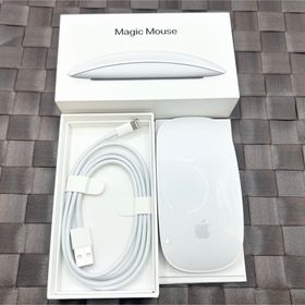 アップル(Apple)の【美品】apple Magic Mouse 2 A1657 充電ケーブル付き(PC周辺機器)