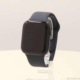 〔中古〕Apple(アップル) Apple Watch SE 第2世代 GPS 44mm ミッドナイトアルミニウムケース ミッドナイトスポーツバンド〔297-ud〕