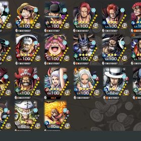 閻魔ゾロ100レベ🔥超フェス21体100レベ多数・オバブ76・フェス限多数 | バウンティラッシュのアカウントデータ、RMTの販売・買取一覧
