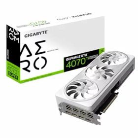 GIGABYTE GeForce RTX 4070 Ti Super AERO OC 16G グラフィックスカード、3X WINDFORCEファン、16GB 256ビットGDDR6X、GV-N407TSAERO OC-16GD ビデオカード。