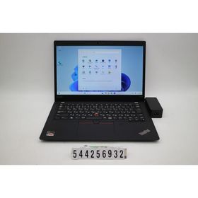ノートパソコン Lenovo ThinkPad X395 Ryzen 5 PRO 3500U 2.1GHz/8GB/256GB(SSD)/13.3W/FHD(1920x1080)/Win11 文字消えあり