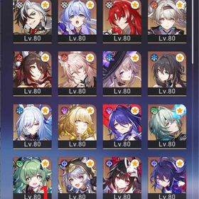 【引退アカウント】キャストリス+餅 キュレネ ヒアンシー トリビー マダム・ヘルタ アグライア+餅 | 崩壊スターレイル(崩スタ)のアカウントデータ、RMTの販売・買取一覧