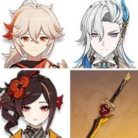 即対応|有楽御簾切+夢見月瑞希+楓原万葉+千織+アモスの弓+ヌヴィレット1凸|引退垢 | 原神のアカウントデータ、RMTの販売・買取一覧