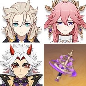 即対応|ティナリ+荒瀧一斗+七七+夢見月瑞希+神楽の真意+ジン+八重神子+アルベド|引退垢 | 原神のアカウントデータ、RMTの販売・買取一覧