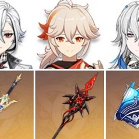 楓原万葉+久遠流転の大典+ヌヴィレット1凸+アルレッキーノ1凸+蒼古なる自由への誓い+赤月のシルエッ | 原神のアカウントデータ、RMTの販売・買取一覧