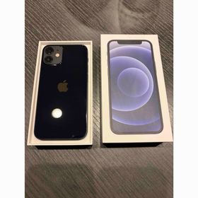 アップル(Apple)のiPhone 12 mini 128GB ブラック SIMフリー(スマートフォン本体)