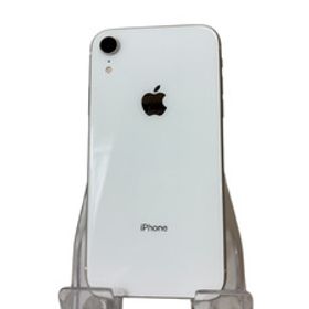 12044-018★初期化済/iPhoneXR/64GB/利用制限〇/SIMフリー/バッテリー80%/MT032J/A/ホワイト/358824090655474/画面割れ無し★