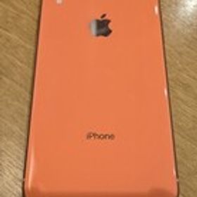 ★ ケース付 状態A Apple iPhoneXR 64GB MT0A2J/A SIMフリー コーラル バッテリー77% ○判定 esim対応 顔認証 iOS18.7.2★