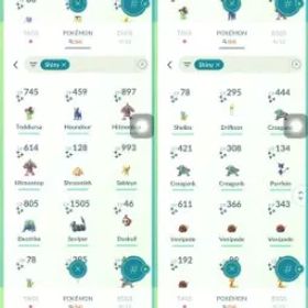 💥 【61 LV] 🔥 2.9M DUST |⚡️ 54倍 色違い |⚡️チームなし |