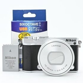 ＜美品＞Nikon ニコン Nikon1 J5 標準パワーズームレンズキット シルバー J5HPLKSL｜美品｜高速AF×高精細