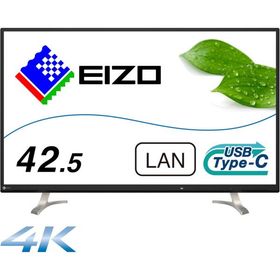 EIZO 自然な表示の大画面4Kモニター | FlexScan EV4340X-BK | 42.5型4K・USB Type-C(94W給電)・リモコン付・ブラック