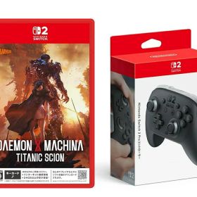 【新品】SW2 DAEMON X MACHINA TITANIC SCION(購入特典付) + Nintendo Switch 2 Proコントローラー【宅配便】