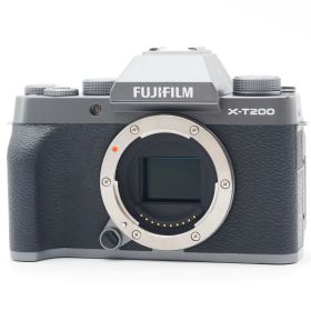 ST00101☆ほぼ新☆富士フイルム(FUJIFILM) ミラーレス一眼カメラ X-T200レンズキット ダークシルバー X-T200LK-DS