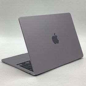 アップル(Apple)の【全額返金保証】【最速発送】Apple MacBook Air 13.6インチ 2022 Apple M2 8GB SSD 256GB スペースグレイ 94.9% 動作確認済(ノートPC)