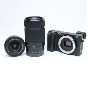 【中古】 《美品》 SONY α6400 ダブルズームレンズキット ILCE-6400Y ブラック [ デジタルカメラ ]