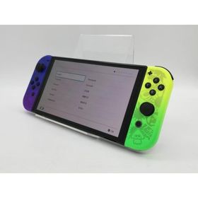 【中古】Nintendo Switch 本体 (有機ELモデル) HEG-S-KCAAA スプラトゥーン3エディション【DS秋葉】保証期間１ヶ月【ランクA】