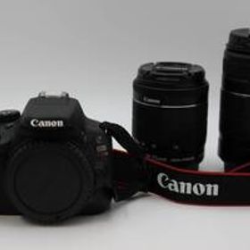 【DKN139】Canon EOS Kiss X7 一眼レフカメラ ダブルズームキット まとめ売り（互換品の新品バッテリー付き）