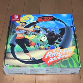ニンテンドースイッチ(Nintendo Switch)の【動作良好 綺麗】 Switch リングフィットアドベンチャー セット 外箱付き(家庭用ゲームソフト)