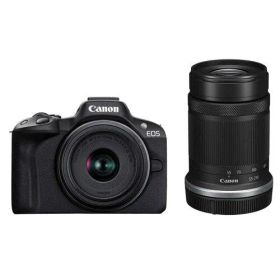 【新品・2営業日で発送】CANON キャノン (キヤノン)Canon EOS R50 ブラック +RF-S18-45IS STM・RF-S55-210mm F5-7.1 IS STM Wズームキット