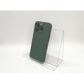【中古】Apple docomo 【SIMフリー】 iPhone 13 Pro 128GB アルパイングリーン MNDX3J/A【大宮東口】保証期間１ヶ月【ランクC】