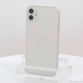 〔中古品〕 iPhone11 64GB ホワイト MHDC3J／A SIMフリー【258】