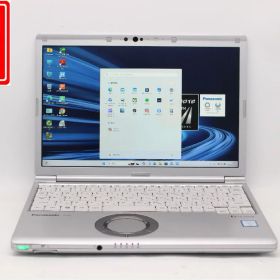 送料無料 あす楽対応 即日発送 中古 フルHD 12.1インチ Panasonic Let's note CF-SV7RFCVS Windows11 高性能 八世代Core i5-8350U 8GB 爆速256GB-SSD カメラ LTE 無線 リカバリ Office付 Win11【ノートパソコン 中古パソコン 中古PC】（Windows10も対応可能 Win10）