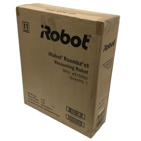 アイロボット(iRobot)のiRobot ルンバ e5 e515060 ブラック Roomba アイロボット 家電 電化製品 【新品未開封品】 22512K61(掃除機)