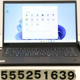 Lenovo ThinkPad X1 Carbon 8th Gen Core i5 10210U 1.6GHz/8GB/256GB(SSD)/14W/FHD(1920x1080)/Win11 【555251639】